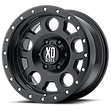 xd wheels black machined face